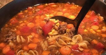 Vegetable Beef Noodle Soup