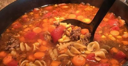 Vegetable Beef Noodle Soup